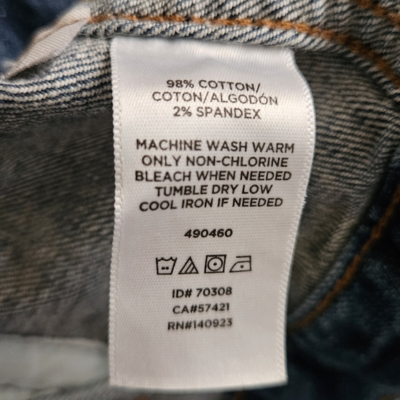 Loft Jean Denim Jacket, Size Large - Picture 4 of 4